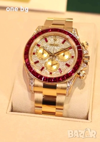 Rolex Cosmograph Daytona Diamond Red Rubin Limited Edition , снимка 3 - Луксозни - 52530724