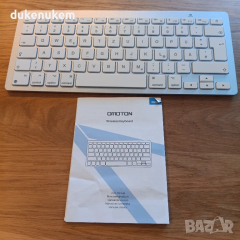 Безжична Bluetooth клавиатура за Mac с QWERTZ DE подредба, снимка 7 - Клавиатури и мишки - 53187862