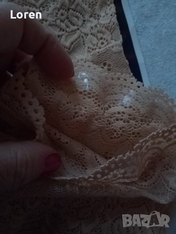 Ново!Бежови жартиерки със силикон за бедра, снимка 3 - Бельо - 40601235