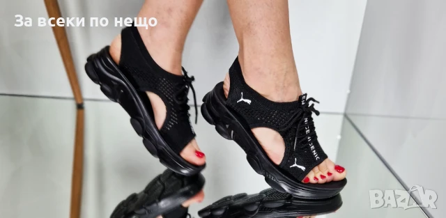 Puma Дамски Спортни Ежедневни Сандали С Връзки Пума От 36 До 41 Номер - Бели Или Черни Код P843, снимка 10 - Сандали - 50834852