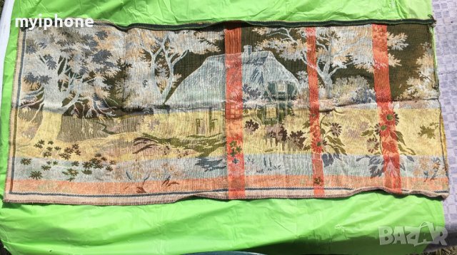 Голям гоблен Къща с Двор 110/50см., снимка 4 - Други - 38130263