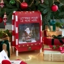 Коледна пощенска кутия със светлини, музика и падащ сняг – декоративна украса с Дядо Коледа, снимка 2