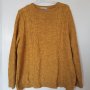 Пуловер цвят горчица, 3ХЛ, снимка 1 - Блузи с дълъг ръкав и пуловери - 34816837