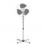 Вентилатор на стойка SAPIR SP 1760 BM, 40W, 40 см, 3 степени, Регулиране на височината, Бял/Сив