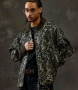 Ново мъжко дънково яке риза зелено леопард камуфлажно деним памук ХХЛ, снимка 7