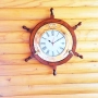 Стенен винтидж часовник с формата на рул. , снимка 2