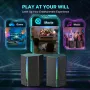 FIFINE RGB високоговорители за игри, кабелни, USB, с 3,5 mm Aux аудио кабел, Ampligame A20, снимка 6