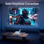 Нов Домашен мини проектор 720P 1080P Auto Keystone iOS Android HDMI, снимка 4