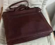 стара мъжка кожена бизнес чанта за документи BURKLEYS, снимка 6