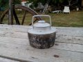 Стара алуминиева котленка,чайник, снимка 1 - Антикварни и старинни предмети - 27062221
