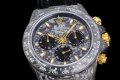 Мъжки часовник Rolex DiW Black and Gold Rolex Daytona с автоматичен швейцарски механизъм, снимка 4