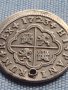 Сребърна монета 2 реала 1723г. Филип пети Севиля Испания 12225, снимка 2