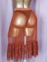 QU STYLE M/L Прозрачна пола с дантела , снимка 4