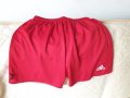 Оригинални къси червени шорти Adidas, снимка 1 - Спортни дрехи, екипи - 33441326