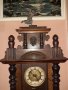 Стар френски антикварен стенен часовнис над 120 годишен, снимка 6