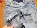Накъсани дънки за бременни H&M Мama Skinny High Rib р-р 36, снимка 5