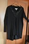 Есенно-зимна дълга черна блуза, снимка 1 - Блузи с дълъг ръкав и пуловери - 43151338