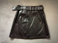 Дамска къса кожена пола с висока талия и колан р-р S, снимка 7