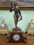 Превъзходен антикварен колекционерски френски каминен часовник , снимка 1 - Антикварни и старинни предмети - 43815641