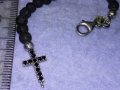 ЧАСТ от СРЕБЪРНА ГРИВНА СРЕБРО 925 с ТОПЧЕТА от ВУЛКАНИЧЕН КАМЪК и МАРКАЗИТИ на КРЪСТЧЕТО 40987, снимка 17