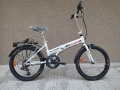 Продавам колела внос от Германия  двойно сгъваем велосипед FOLDING BACHINI 20 цола, снимка 1