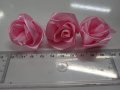 Малки рози от сатен, снимка 2
