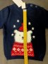 Бебешки Коледен пуловер. Чисто нов с етикета. За деца 3-6 месеца, снимка 3