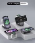 Ново 3 в 1 Сгъваемо Зарядно MagSafe iPhone 16/15/14/13 + Watch AirPods, снимка 7