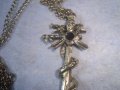 СТАР ПОСРЕБРЕН МОДЕН ХЕВИ МЕТЪЛСКИ МЕДАЛЬОН НЕО ГОТИКА с ВЕРИЖКА 27459, снимка 7