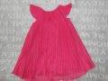 Цикламена рокличка H&M за 8-9 годишни , снимка 1 - Детски рокли и поли - 26415411