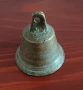 Стара бронзова камбанка, звънче, хлопка, снимка 2