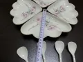 Стар български порцелан чинии плато ордьовър , снимка 4