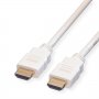 Кабел HDMI M-M, v1.4, 7.5m,White,Roline 11.04.5706 SS301249 Мъжко-Мъжко