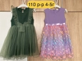 Детски рокли 110 размер 4-5 год, снимка 1