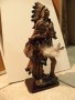 Красива статуетка индианец,фигура,статуя,скулптура, снимка 3