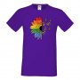 Мъжка тениска Pride Sunflower Peace multicolor Прайд,Празник.Повод,Изненада, снимка 10