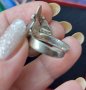 Винтидж / Античен ръчно изработен сребърен пръстен проба H925s "Noway" камък Лапис лазули, снимка 7
