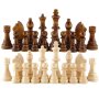 Комплект дървени фигури за шах, комплект 5,5 мм, снимка 1 - Шах и табла - 43375317