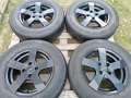Лети джанти 14ки 4х100 Dezent + зимни гуми 185/70/14 Kumho, снимка 2