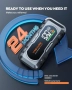 Нов джъмп стартер TREKURE 6000A / 27000mAh за бензинови/12L дизелови автомобили) с 65W бързо зареж.., снимка 5
