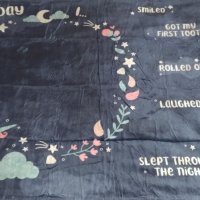 Бебешко одеяло за месечни снимки-спомени, снимка 2 - Спално бельо и завивки - 27305369