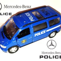 Welly Mercedes-Benz V-Class POLICE 1:34-39 , снимка 1 - Колекции - 42511267