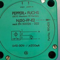 индуктивен изключвател PEPPERL+FUCSH NJ50-FP-E2 inductive sensor, снимка 3 - Резервни части за машини - 43862379
