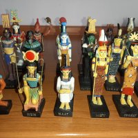 Мини Фигурки на Египетски Богове-12см, снимка 1 - Антикварни и старинни предмети - 28578523