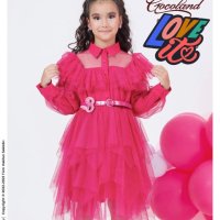 Рокля Барби 6,7,8,9,10,11,12г, снимка 1 - Детски рокли и поли - 44015344