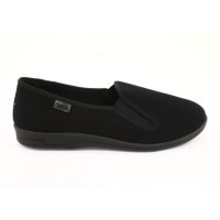  Полски мъжки текстилни обувки с ластик Befado Toni, Черни, снимка 4 - Мокасини - 43522224