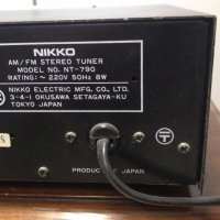 Стерео тунер NIKKO NT-790, снимка 5 - Ресийвъри, усилватели, смесителни пултове - 39414213