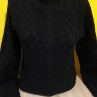 Дебел къс пуловер ,,BENETTON" р-р S, снимка 4 - Блузи с дълъг ръкав и пуловери - 35365914