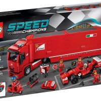 Употребявано LEGO Speed Champions F14 T & Scuderia Ferrari Truck 75913, снимка 1 - Конструктори - 43609599