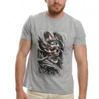 Нова мъжка тениска с дигитален печат 3D Череп (Скелет), снимка 8 - Тениски - 37664177